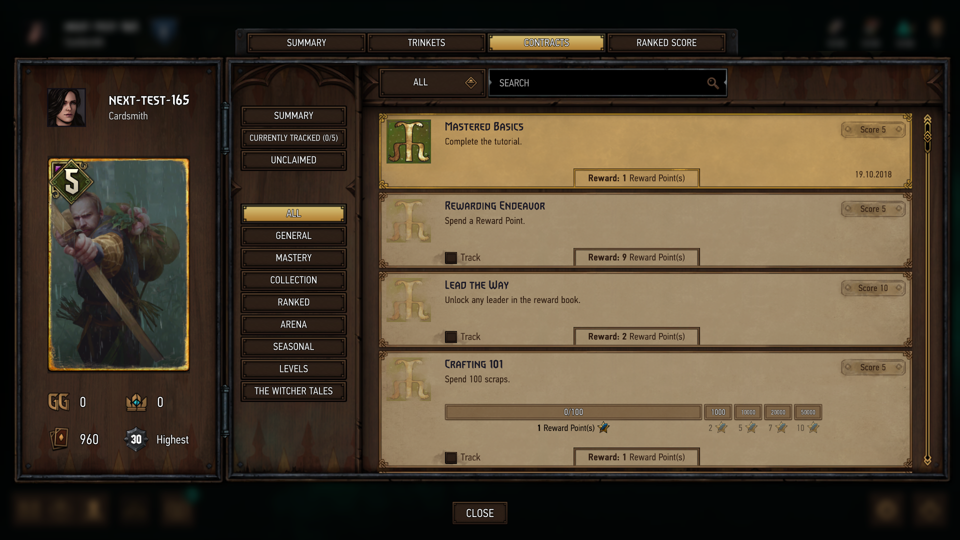 Updated Rank And Progression System What S New Gwent