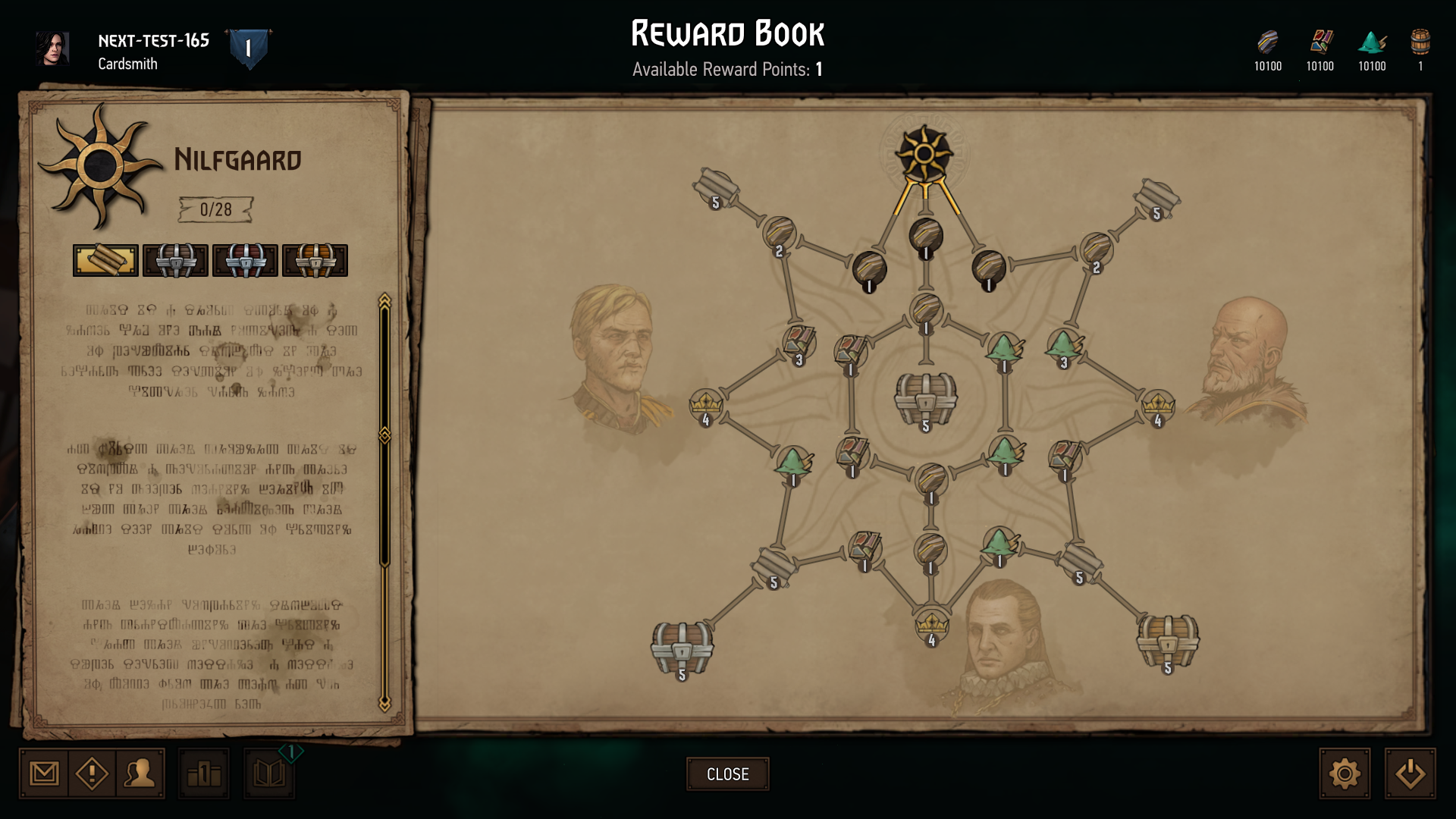 gwent online rank system